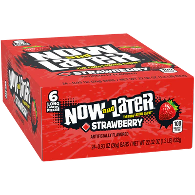 Now & Later Strawberry 24/6ct