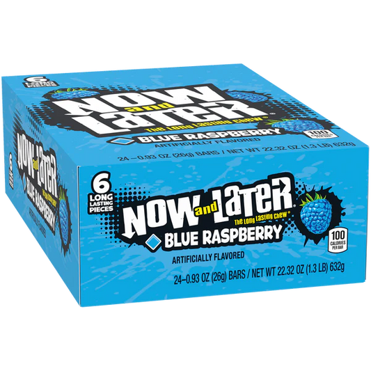 Now & Later Blue Raspberry 24/6ct