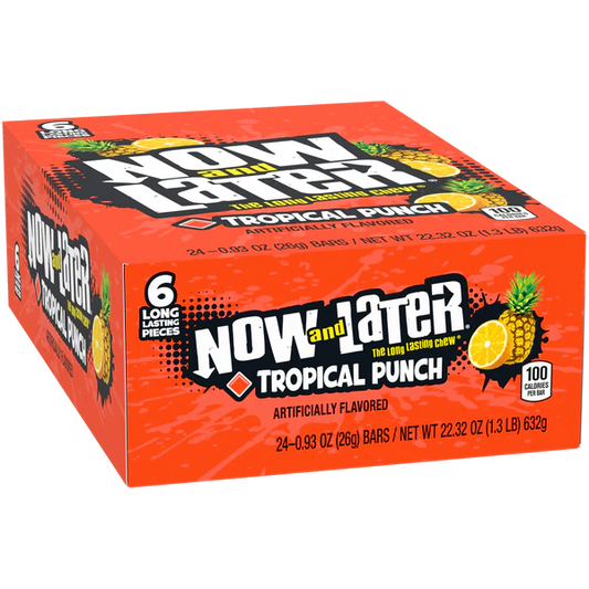 Now & Later Tropical Punch 24/6ct
