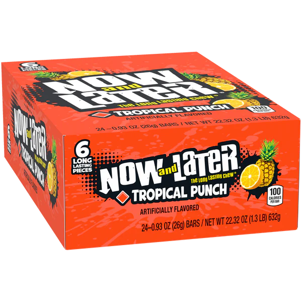 Now & Later Tropical Punch 24/6ct