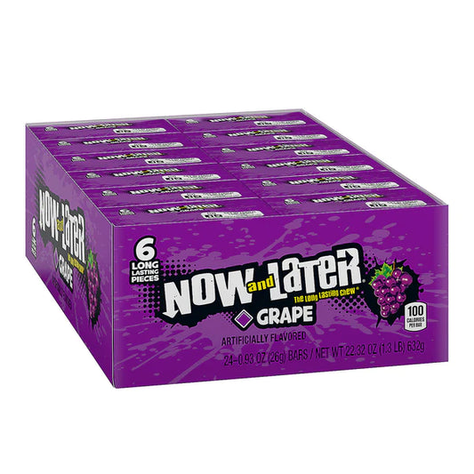 Now & Later Grape 24/6ct