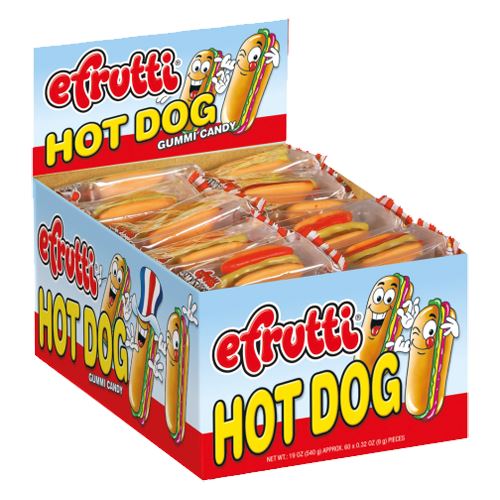 Efrutti Hot Dogs 60ct