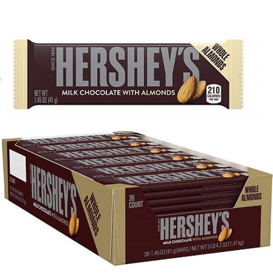 Hershey's Milk Chocolate with Almonds 36/1.45oz
