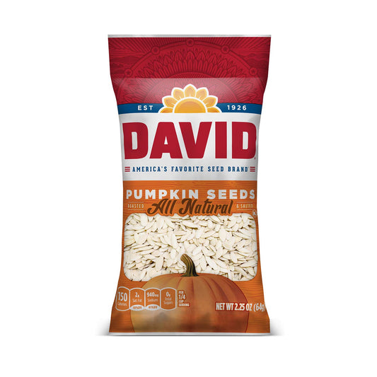 David Pumpkin Seeds 12/2.25oz