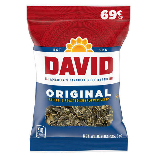 David Sunflower Seeds Original 36/.9oz