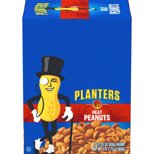 Planters Heat Peanuts 18/1.75oz