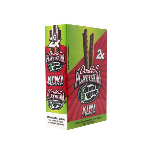 Double Platinum Kiwi Strawberry 25 packs of 2ct. **TAX INCLUDED IN PRICE**
