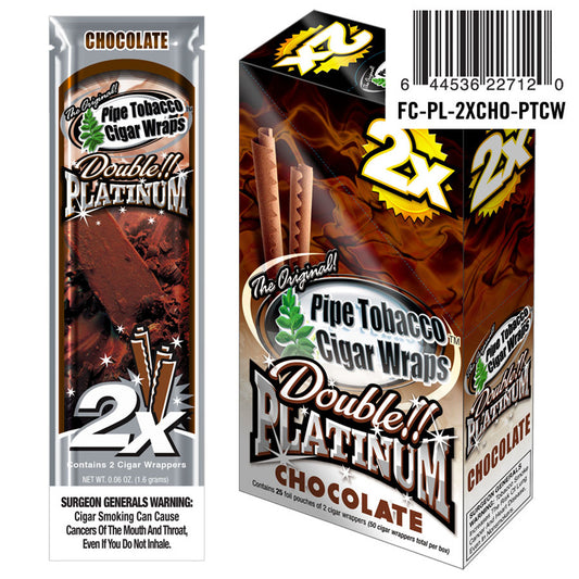 Double Platinum Chocolate 25 packs of 2ct. **TAX INCLUDED IN PRICE**
