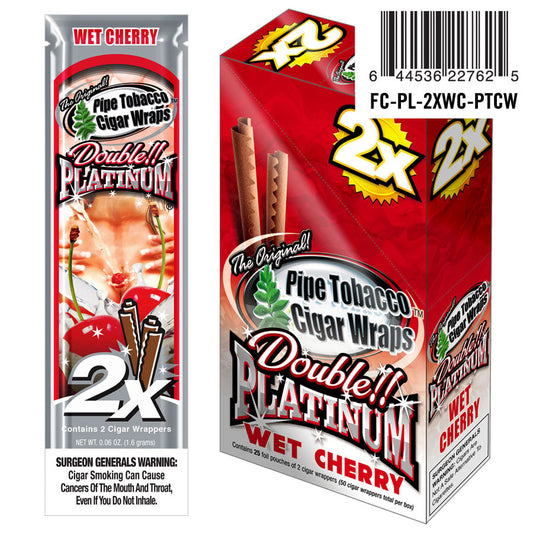 Double Platinum Wet Cherry 25 packs of 2ct. **TAX INCLUDED IN PRICE**