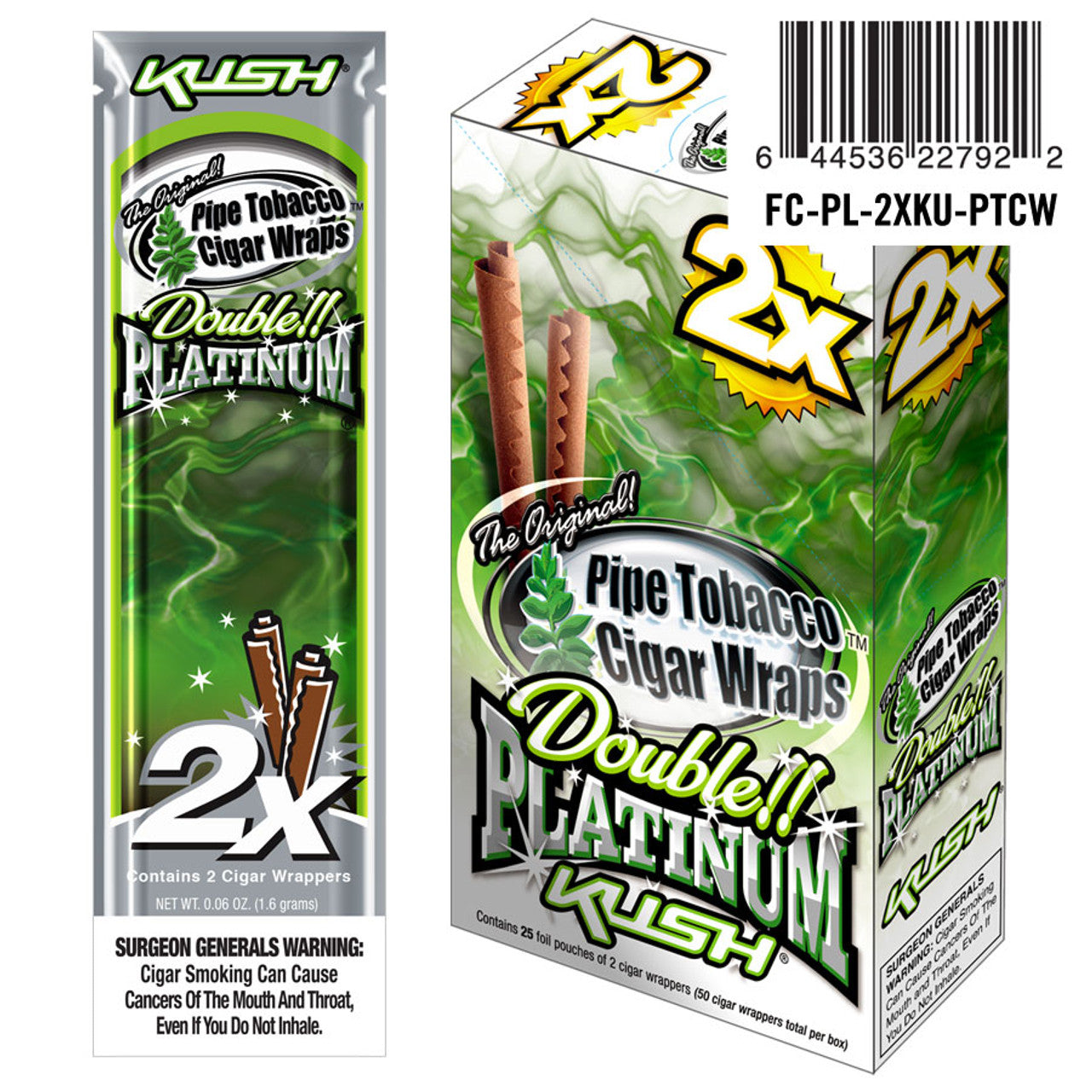 Double Platinum Kush 25 packs of 2ct. **TAX INCLUDED IN PRICE**