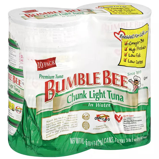 Bumble Bee Chunk Light Tuna in Water 10/5oz