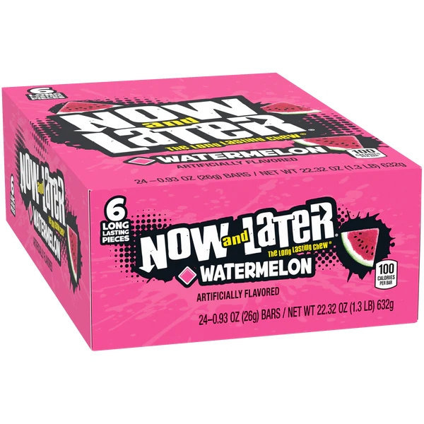 Now & Later Watermelon 24/6ct