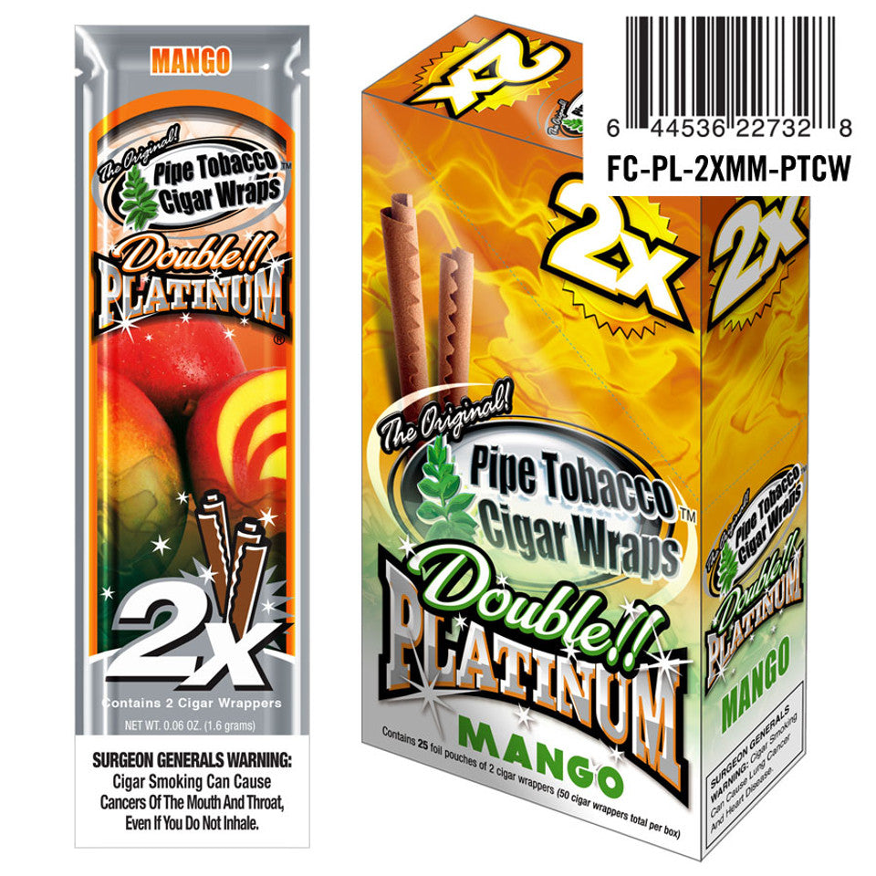 Double Platinum Mango 25 packs of 2ct. **TAX INCLUDED IN PRICE**