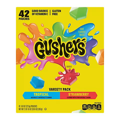 Gushers Variety Pack 42ct