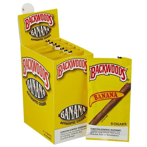 Backwoods Banana 8 packs of 5ct. **TAX INCLUDED IN PRICE**