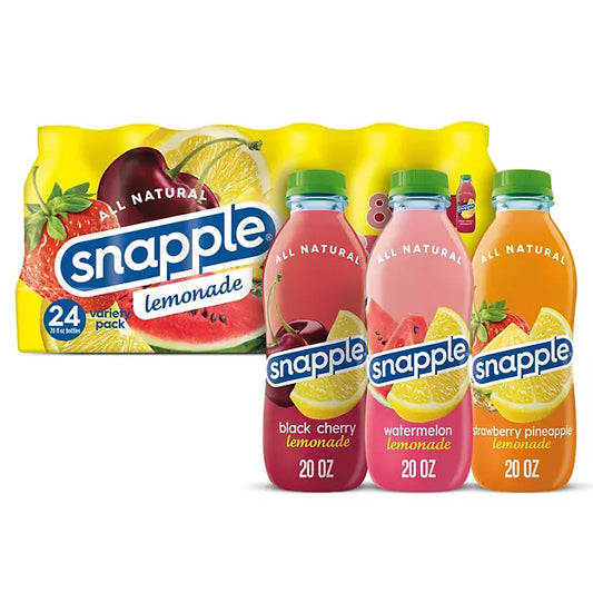 Snapple Lemonade Variety Pack 24/20oz