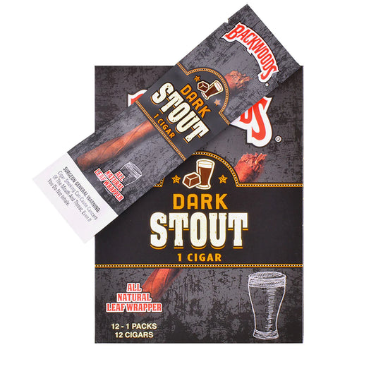 Backwoods Dark Stout 24 Singles **TAX INCLUDED IN PRICE**