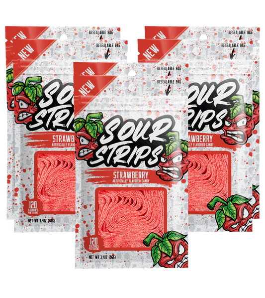 Sour Strips Strawberry 3.7oz