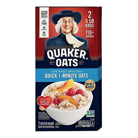 Quaker Oats Quick 1-Minute Oats 2/80oz