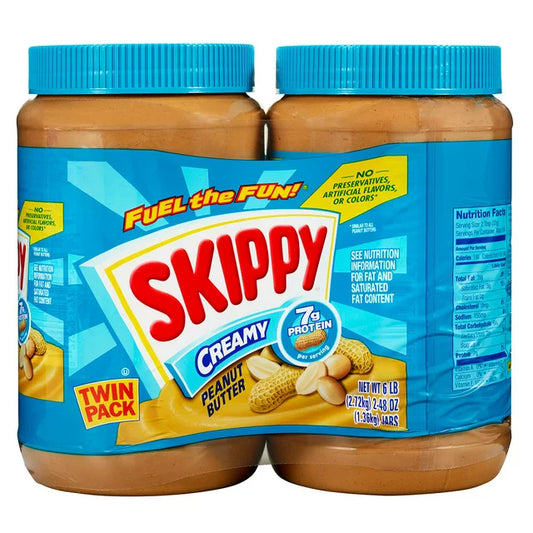 Skippy Creamy Peanut Butter 2/48oz