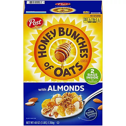 Post Honey Bunches of Oats Almond 48oz