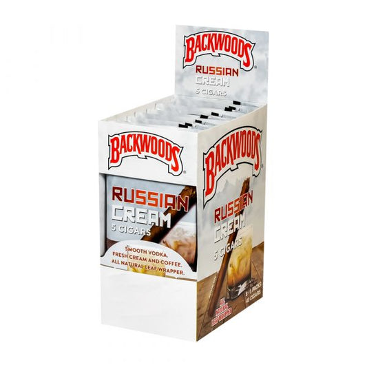 Backwoods Russian Cream 8 packs of 5ct. **TAX INCLUDED IN PRICE**