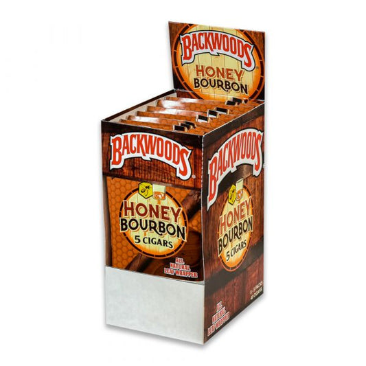 Backwoods Honey Bourbon 8 packs of 5ct **TAX INCLUDED IN PRICE**