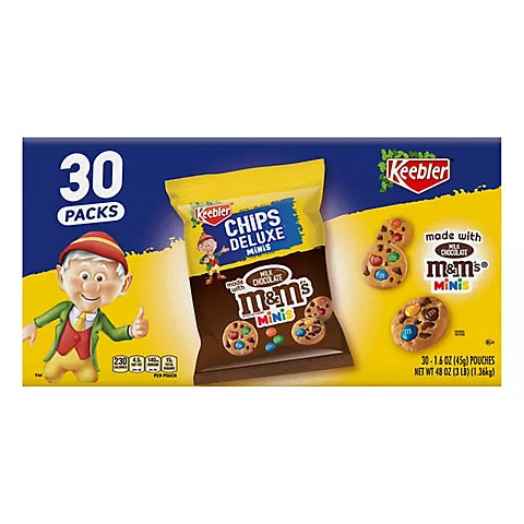 Keebler Mini M&M Cookies 30ct