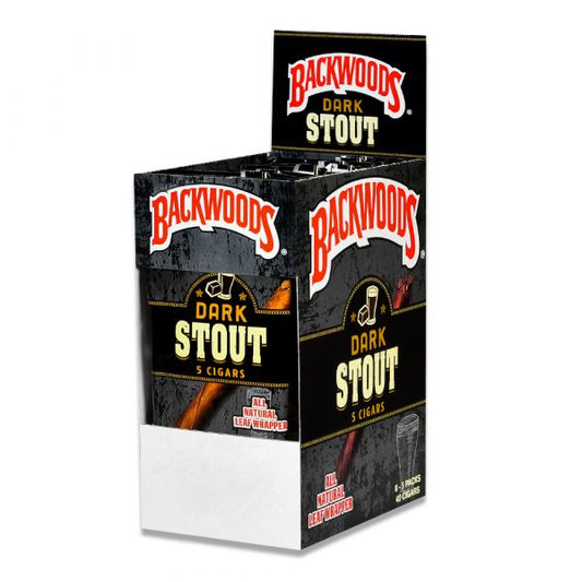 Backwoods Dark Stout 8 packs of 5ct. **TAX INCLUDED IN PRICE**