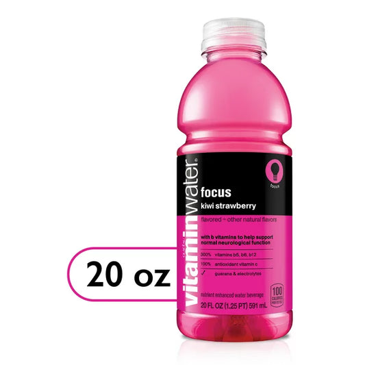 Vitamin Water Focus (Kiwi Strawberry) 12/20oz