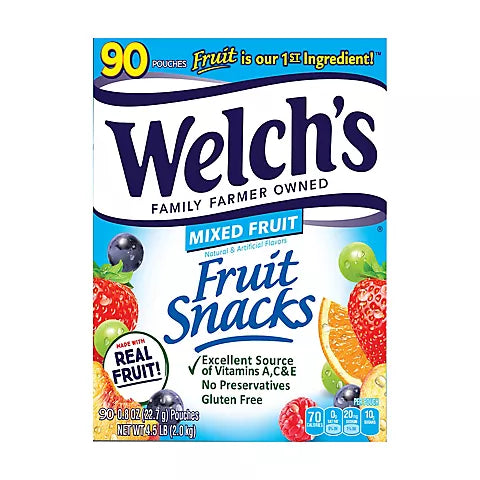 Welch's Fruit Snacks 90ct