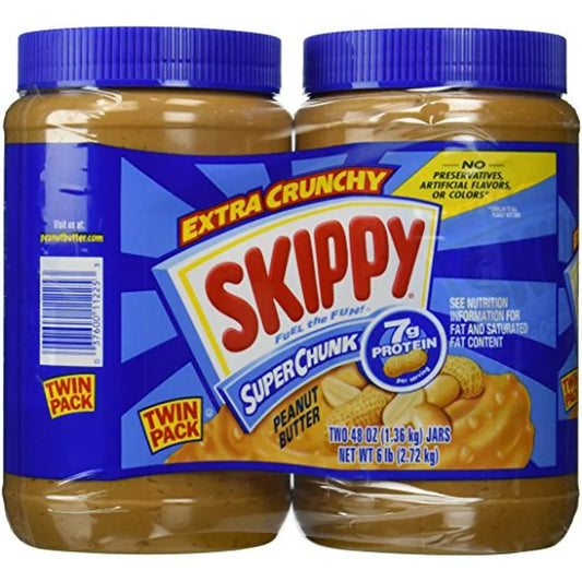 Skippy Extra Chunk Peanut Butter 2/48oz