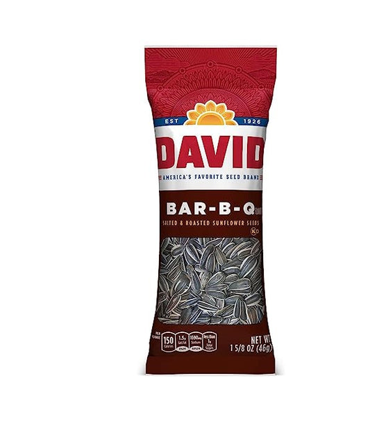 David Sunflower Seeds BBQ 12/1-5/8oz