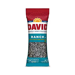 David Sunflower Seeds Ranch 12/1-5/8oz