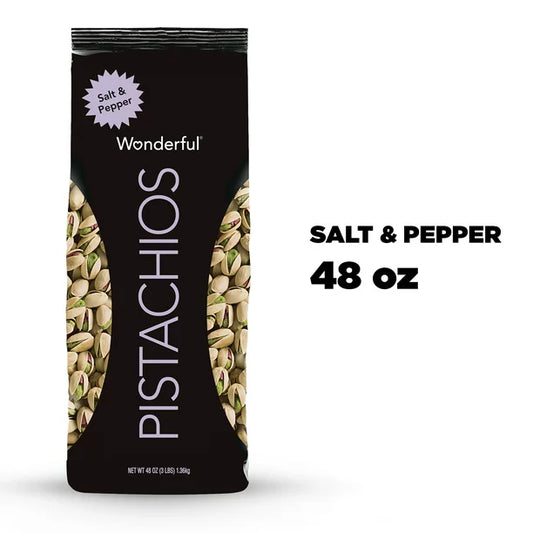 Wonderful Pistachios Salt & Pepper 48oz