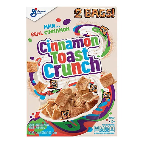 General Mills Cinnamon Toast Crunch 3LB-1.5oz
