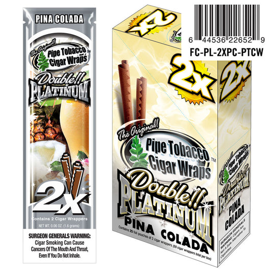 Double Platinum French Vanilla 25 packs of 2ct. **TAX INCLUDED IN PRICE**