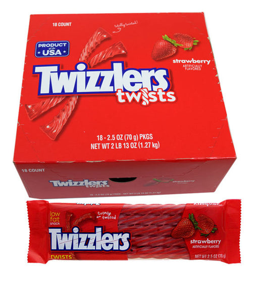 Twizzlers Twists Strawberry 18ct