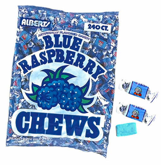 Albert's Blue Raspberry Chews 240ct